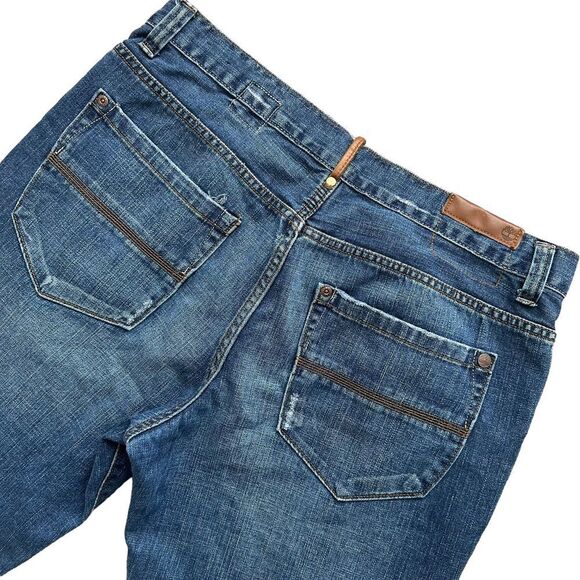 Timberland Other - Timberland Vintage Men's Wide Leg Boot Fit Hip Hop Skater Y2K Denim Jeans 36x30